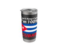 Cuba Flag Cuban Roots Hispanic Heritage Design for a Cuban Stainless Steel Insulated Tumbler