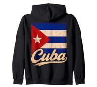 Cuba Flag Cuban Roots Zip Hoodie