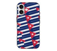 Cuba Flag Or Banner Cell Phone Basic Cases TPU Soft Cover Shockproof Slim Phone Case Compatible with iPhone 17/17 Air/17 Pro/17 Pro Max