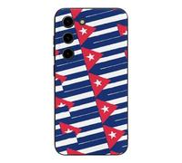 Cuba Flag Or Banner Cell Phone Basic Cases TPU Soft Cover Shockproof Slim Phone Case Compatible with Galaxy S23/S23 Plus/S23 Ultra