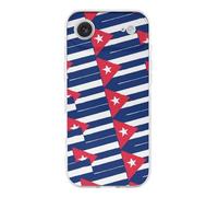 Cuba Flag Or Banner Cell Phone Basic Cases TPU Soft Cover Shockproof Slim Phone Case Compatible with iPhone 17/17 Air/17 Pro/17 Pro Max