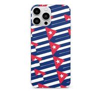 Cuba Flag Or Banner Cell Phone Basic Cases TPU Soft Cover Shockproof Slim Phone Case Compatible with iPhone 13 Mini/13/13 Pro/13 Pro Max