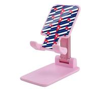 Cuba Flag Or Banner Plastic Phone Stand Folding Adjustable Mobile Holder Compatible with All Smartphone