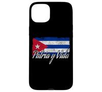 CUBA FLAG PATRIA Y VIDA FREE CUBA Case for iPhone 15 Plus
