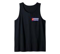 Cuba Flag Pride Design Caribbean Heritage Symbol Tank Top