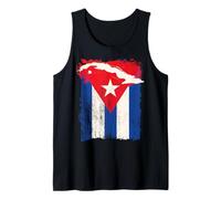 Cuba Flag Shirt Cuban Hispanic Heritage Month Tank Top