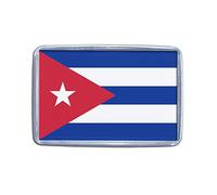 Cuba Flag - Small Plastic Fridge Magnet