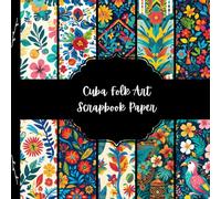 Cuba Folk Art Scrapbook Paper, North America Junk Journal Paper, Travel Decorative Paper, DIY Projects, Origami, Collage Sheets, Decoupage Paper, 10 Designs, Double Sided