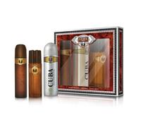 Cuba Gold 3 Piece Gift Set EDT 100ml & Deodorant Spray For Men