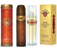 Cuba Gold EDT 100ml + Cuba Royal Aftershave 100ml - Mens Perfume Gift Set