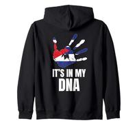 Cuba In My DNA Cuban Heritage Travel Zip Hoodie