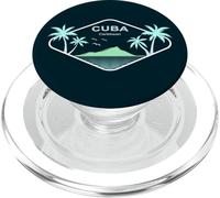 Cuba Island Palm Trees Holiday in Havana Caribbean Souvenir PopSockets PopGrip for MagSafe