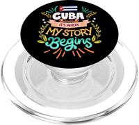 Cuba - It is Where My Story Begins - Cubano Life PopSockets PopGrip for MagSafe