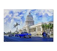 Cuba Jigsaw Puzzle 500 Piece Havana Cuba Puzzle Game Artwork Travel Souvenir 52x38CM