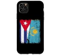 Cuba Kazakhstan Half Flag Cuban Kazakh Jersey Case for iPhone 11 Pro Max