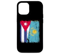 Cuba Kazakhstan Half Flag Cuban Kazakh Jersey Case for iPhone 12/12 Pro
