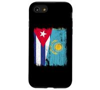 Cuba Kazakhstan Half Flag Cuban Kazakh Jersey Case for iPhone SE (2020) / 7 / 8