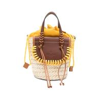 CUBA LAB Habanera contrast-trim bucket bag - Neutrals One Size