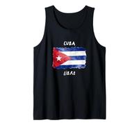 Cuba Libre - Free Cuba/Cuban Flag/Libertad & Freedom Tank Top