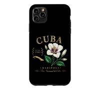 Cuba Mariposa Flower Vintage Botanical Since 1902 Art Case for iPhone 11 Pro Max