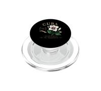 Cuba Mariposa Flower Vintage Botanical Since 1902 Art PopSockets PopGrip for MagSafe