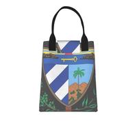 Cuba National Emblem Lunch Bag Box for Travel Picnic Hiking National Emblem Insulated Cooler Tote Food Container Bags for Women Men Adult Kids