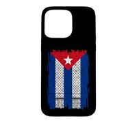 Cuba Palestine Flag Cuban Palestinian Heritage keffiyeh Case for iPhone 15 Pro Max