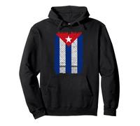 Cuba Palestine Flag Cuban Palestinian Heritage keffiyeh Pullover Hoodie
