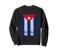 Cuba Palestine Flag Cuban Palestinian Heritage keffiyeh Sweatshirt
