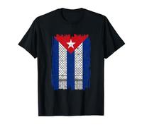 Cuba Palestine Flag Cuban Palestinian Heritage keffiyeh T-Shirt