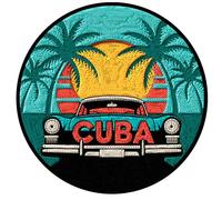 Cuba Patch for Clothes - Embroidered Iron on Patch for Backpack Jacket - Fabric Sports Patches for Clothes Souvenirs & Gifts ID45095