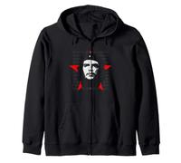 Cuba Rebel Signature Revolutionary Freedom Che Guevara Zip Hoodie