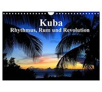 Cuba - Rhythm, Rum and Revolution UK-Version (Wall Calendar 2026 DIN A4 Landscape), CALVENDO 12 Month Wall Calendar