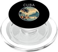 Cuba scenery Art Deco PopSockets PopGrip for MagSafe