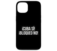 Cuba Si Bloqueo No Cuban Slogan Spanish Phrase Case for iPhone 13