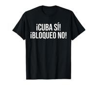 Cuba Si Bloqueo No Cuban Slogan Spanish Phrase T-Shirt