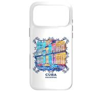 Cuba street scene from Havana Classic Cars Old Town Souvenir Case for iPhone 17 Pro Max