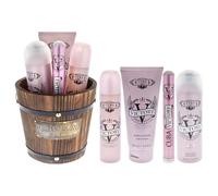 Cuba Victory by Cuba for Women - 4 Pc Gift Set 3.3oz EDP Spray, 1.17oz EDP Spray, 6.6oz Body Spray, 6.6oz Body Lotion