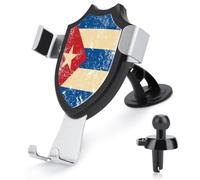 Cuba Vintage Flag Car Phone Holder for 4''-6'' Smartphone