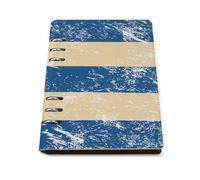 Cuba Vintage Flag Leather Refillable Notebook with 90 Sheets Travel A5 Notebooks Writing Journal Personal Planner