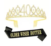 CUBACO Birthday crown for 40th
