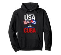 Cuban American My History Began In Cuba Pride Vintage Pullover Hoodie