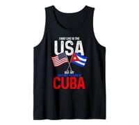 Cuban American My History Began In Cuba Pride Vintage Tank Top