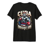 Cuban Boxing Knockout King Cuba Crown Premium T-Shirt