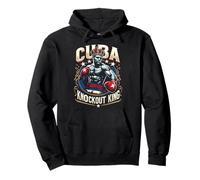 Cuban Boxing Knockout King Cuba Crown Pullover Hoodie