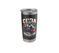 Cuban Boxing Knockout King Cuba Crown Stainless Steel Insulated Tumbler