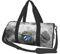Cuban Coat of Arms Travel Luggage Duffel Bag Sports Rolling Foldable Duffel Bag, Marbling