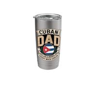 Cuban Dad Just Like A Normal Dad Cooler Stainless Steel Insulated Tumbler