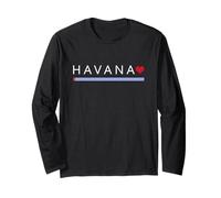 Cuban Flag Cuba Miami Havana Love Spanish Gift Long Sleeve T-Shirt