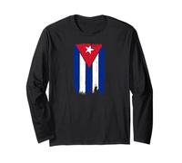 Cuban Flag Cuba Spanish Havana Long Sleeve T-Shirt